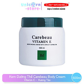 Hình ảnh Kem Dưỡng Thể Carebeau Body Cream Vitamin E 500ml