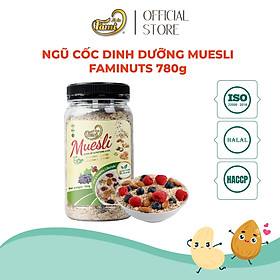 Ngũ cốc dinh dưỡng muesli hũ nhựa 780g - faminuts