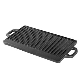 Korean Style Barbecue Grill Cast Iron Griddle for Parties Bbq Picnics