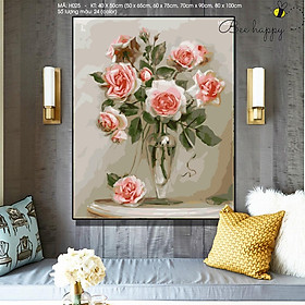 Mua Tranh Số Hóa Hoa Hồng BEE HAPPY Mã BH025