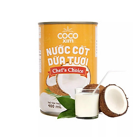 Nước cốt dừa Cocoxim dung tích 160ml/ 400ml - Đặc sánh đậm đà Béo Ngon hết cỡ