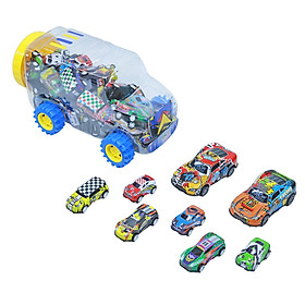 Bộ đồ chơi 27 xe ô tô - xe đua trớn nhiều mẫu: 15 xe 4.8 cm, 10 xe 6.8 cm và 2 xe 10.8 cm VBC-F99-40B