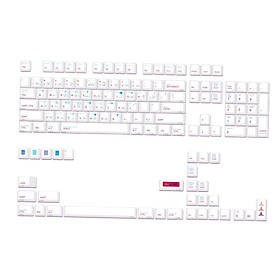 Keycaps Exquisite 136 Keys Dye Sublimation for CHERRY  Switch Spare Parts,