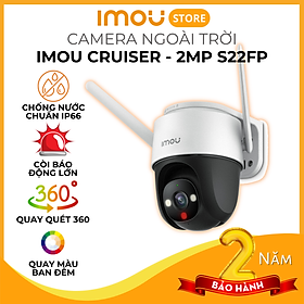 Mua Camera IMOU Cruiser 2MP/4MP  Camera ngoài trời  xoay 360  chống nước IP66  đàm thoại hai chiều  tích hợp còi và đèn chiếu sáng - Hàng Chính Hãng