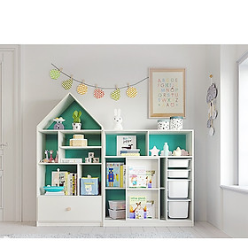 Mua Giá kệ sách trẻ em - trang trí mẫu giáo - tủ để đồ chơi cao cấp