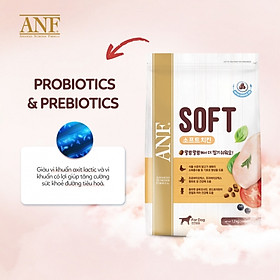 Thức ăn hạt mềm cho chó vị gà ANF SOFT CHICKEN 1,2KG