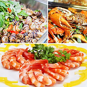 Buffet Trưa Với 70 Món Á, Âu, Việt Và Hải Sản Nướng - Nhà hàng - Liberty Hotel Saigon Parkview