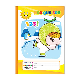 Lốc 10 Vở ô ly Hoa Quả Sơn - Cao cấp 6 Sao - Hải Tiến (10 quyển/lốc)