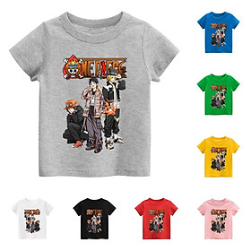 Áo thun trẻ em ONE PIECE FASHION , 8 màu áo, đầy đủ size có big size, MÀU KHÁC NHẮN TIN SHOP