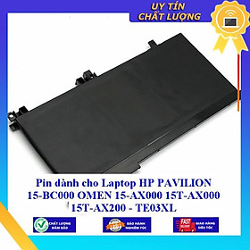 Pin dùng cho Laptop HP PAVILION 15-BC000 OMEN 15-AX000 15T-AX000 15T-AX200 TE03XL - Hàng Nhập Khẩu New Seal