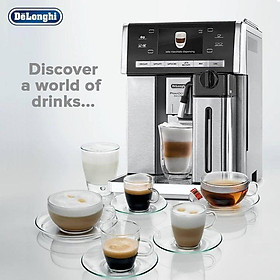 Máy Pha Cà Phê Delonghi Primadonna Esam 6900 Automatic Coffee Maker, Delonghi Coffee Maker, 19 Bar, Made In Italy, Hàng Chính Hãng