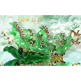 Tranh Dán Tường Mã Đáo Giả Ngọc