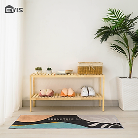 Mua Kệ Đa Năng Evis Home - Kệ Để Dép Đồ Dùng Phòng Khách 2 Tầng Khung Gỗ - Màu Gỗ  - Lắp Ráp Dễ Dàng - Có 3 Kích Thước Để Lựa Chọn - Thiết Kế Nội Thất