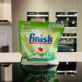 Viên rửa bát finish all in 1 max eco 0% - 70 viên / túi