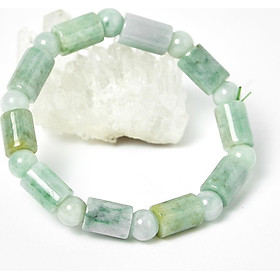 Vòng đốt trúc cẩm thạch phỉ thúy 11.5x8mm mệnh hỏa, mộc - Ngọc Quý Gemstones