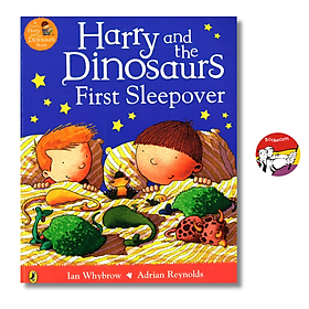 Sách - Harry and the Dinosaurs First Sleepover by Adrian Reynolds | Children's English Picture Book
