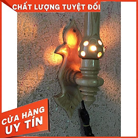 Mua ĐÈN THỜ GỖ SỒI NGA KIỂU TREO TƯỜNG LỖ TRÒN CAO CẤP