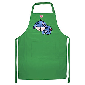 Tạp Dề Làm Bếp In Hình Chú lừa xanh - ABXDANH001-3600x4800 – Màu Xanh