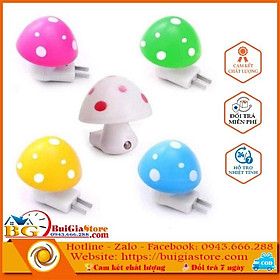 Mua Đèn ngủ cảm ứng hình nấm - cảm ứng tự sáng khi trời tối