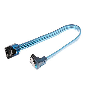 3.0 Data Drive Cable with Locking Latch 200mm Straight to Right Angle