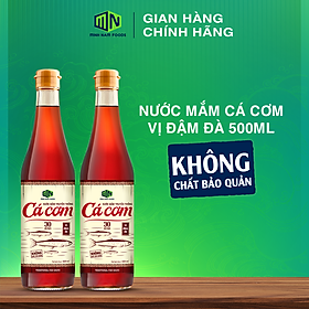 COMBO 2 Chai Nước Mắm Truyền Thống Phú Quốc Cá Cơm 500ML - Minh Nam Foods