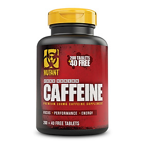 Thực phẩm bổ sung năng lượng Pe-Workout MUTANT CAFFEIN 240 Viên