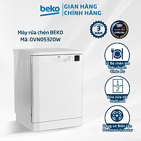 Mua Máy Rửa Chén Độc Lập BEKO 13 Bộ  Đa Dạng Chương Trình Rửa  Điều Khiển Núm Vặn  Màn Hình LED - DVN05320W - Hàng Chính Hãng