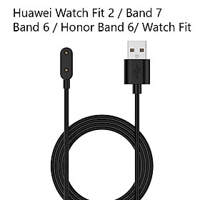 Dây Cáp Sạc Thay Thế Dành Cho Đồng Hồ Thông Minh Huawei Watch Fit 2 / Band 7 /  Band 6 / Honor Band 6 /  Watch Fit Dài 1m