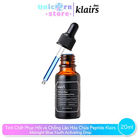 Tinh chất dưỡng phục hồi da ban đêm Klairs Midnight Blue Youth Activating Drop