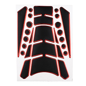 3D Carbon Fiber Motorcycle Gas Fuel Tank Sticker  Pad Decal