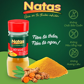 Bột Nghệ Natas Hũ 40g-Bột Gia Vị Tiện Dụng