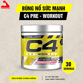 Pre-Workout C4 Original 30 - 60 Servings - Thương Hiệu Cellucor - Nhiều