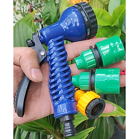 Mua Bộ phụ kiện tưới cây  Rửa xe 4 món V8N-4081  Bộ vòi tưới cây 7 trong 1 dùng cho dây 8-11mm