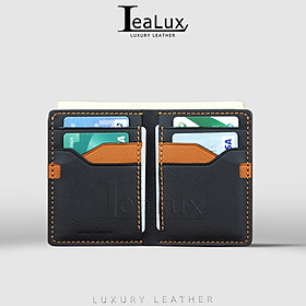 Ví Da Epsom Dáng Đứng Handmade Lealux Epsom Wallet 3