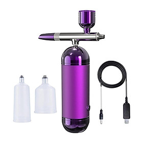 Airbrush Kit Brush Pen Portable for Art Drawing Manicure Makeup  Long