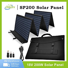 Bảng điều khiển năng lượng mặt trời 200W Bộ hoàn chỉnh Máy phát điện di động có thể gập lại Ngân hàng điện Solaire Powerbank Bộ sạc USB năng lượng cho RV cắm trại di động
