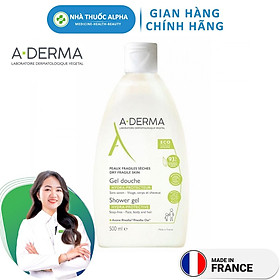 Sữa Tắm A-derma Giảm Mụn Lưng & Viêm Lỗ Chân Lông 500ml 