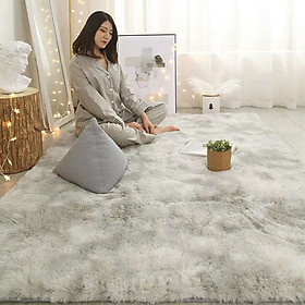 Thảm trải sàn - Thảm lông trang trí - Full màu Kích thước 160 x 200 cm