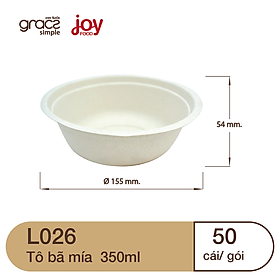 Mua 50 tô bã mía Gracz Thái Lan 350ml (nâu)