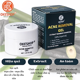 Gel Lột Mụn Than Tre Hoạt Tính OKESHOP 30ml - Giải Pháp Loại Bỏ Mụn Đầu Đen - Mụn Cám - Bạ Nhờn - Làm Sạch Sâu Và Thu Nhỏ Lỗ Chân Lông