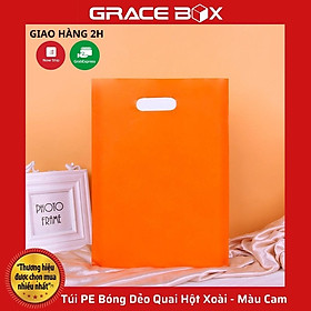 Mua Túi PE Bóng Dẻo Màu Cam - Quai Hột Xoài Đựng Phụ Kiện  Quần Áo