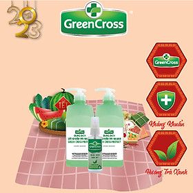 COMBO 2 CHAI 500ML SÁT KHUẨN TAY NHANH GREEN CROSS PROTECT