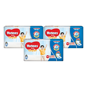 Combo 3 Gói Tã Quần Huggies Dry Gói Đại XXL38 (38 Miếng) - Bao Bì Mới