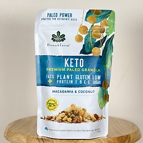 Ngũ cốc Brookfarm Keto Premium Paleo Granola (C)- Gói 330g
