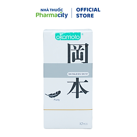 Bao cao su Okamoto Skinless Skin Purity (10 cái/hộp)