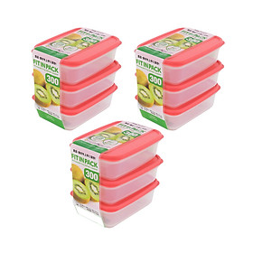 Hộp Nhựa Đựng Thực Phẩm Dùng Cho Lò Vi Sóng (300ml) - Nội Địa Nhật Bản