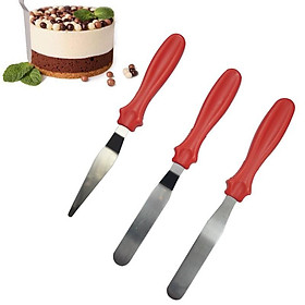 Bộ 3 dao chà láng mini trang trí bánh