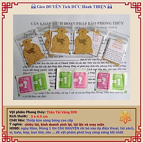 Mua Miếng dán điện thoại Thần Tài Hoàng Kim 999