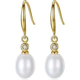 Bông Tai Ngọc Trai Cao Cấp B1932 Cỡ Hạt 11x13 Ly Bảo Ngọc Jewelry