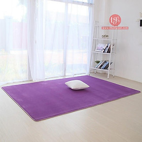 Mua Thảm Nhung Màu Tím | Thảm Trang Trí Phòng Khách - Phòng Ngủ - Thảm Trải Sofa - Thảm Dành Cho Bé
